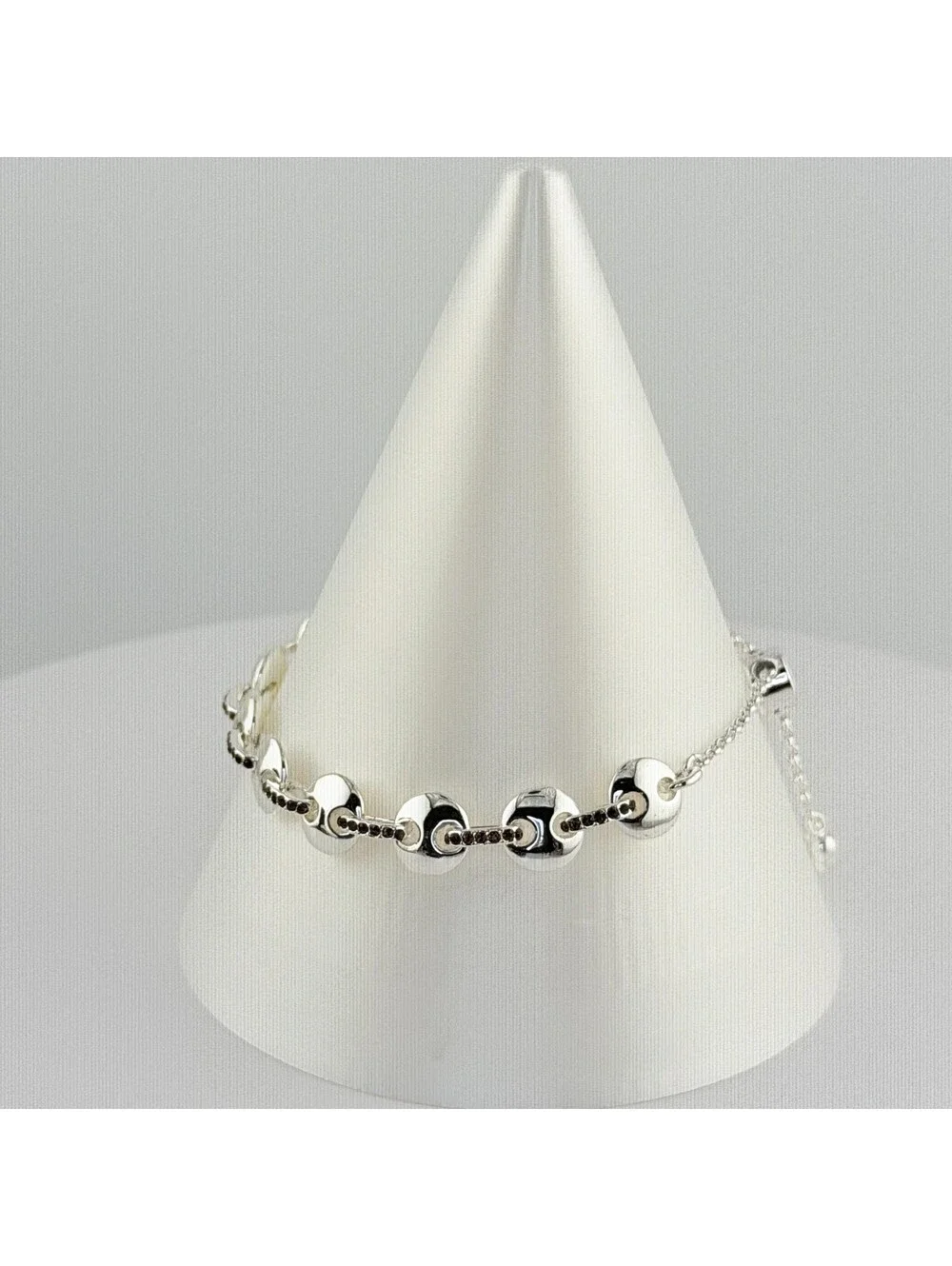 Bomb Party Single Stack Bracelet - on Silver Plating #139